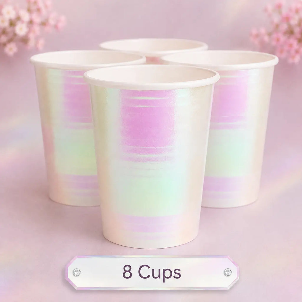 Iridescent Pearl Party Tableware Set