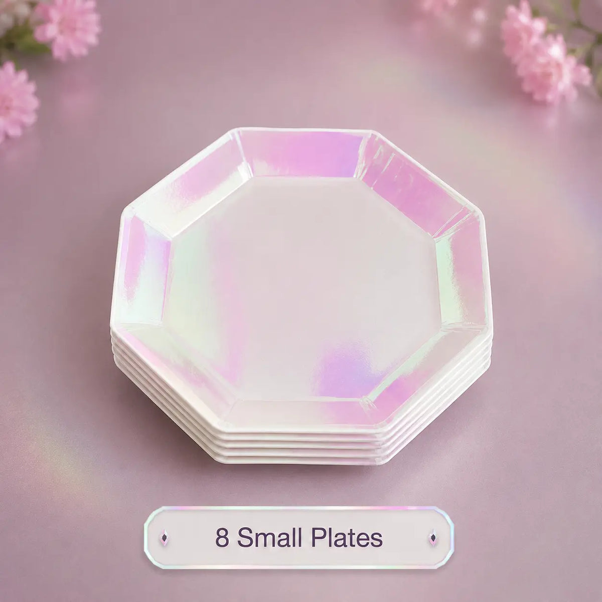 Iridescent Pearl Party Tableware Set