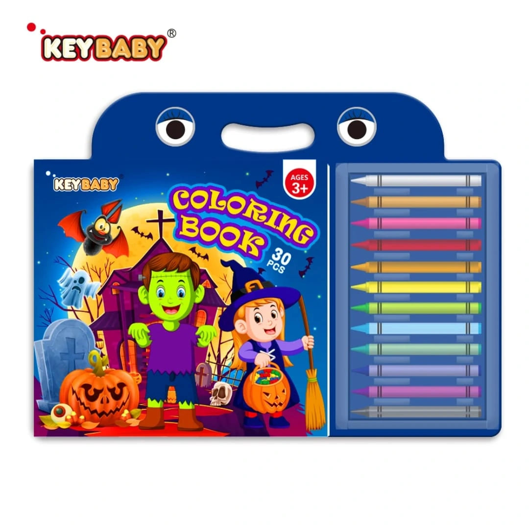 Keybaby Halloween Coloring Book
