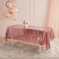 Metallic Rose Gold Table Cover-137×274cm