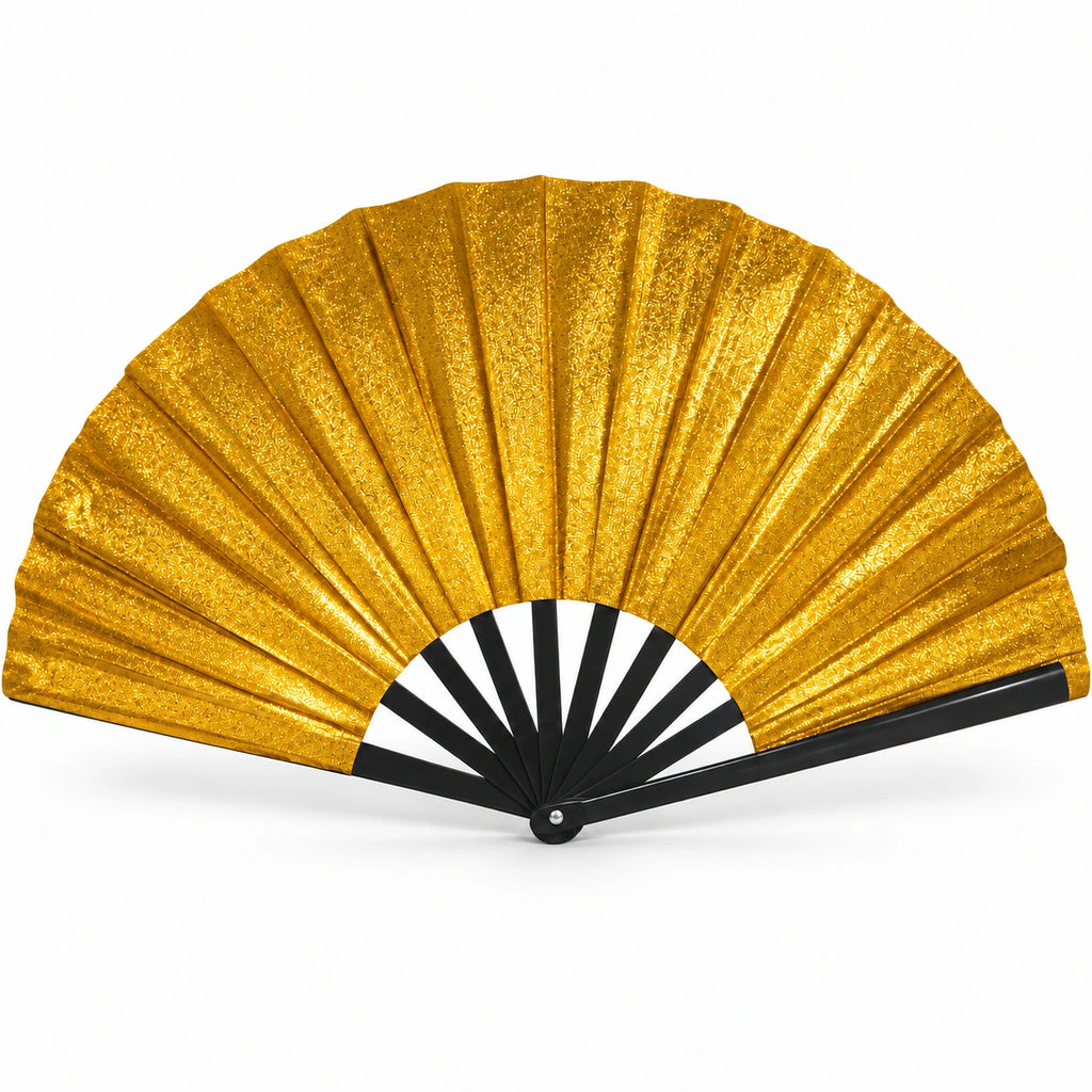 Oversized Glitter Folding Fan
