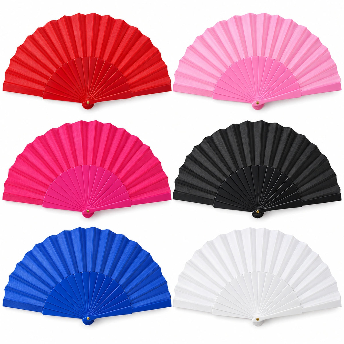 Plain Folding Hand Fan
