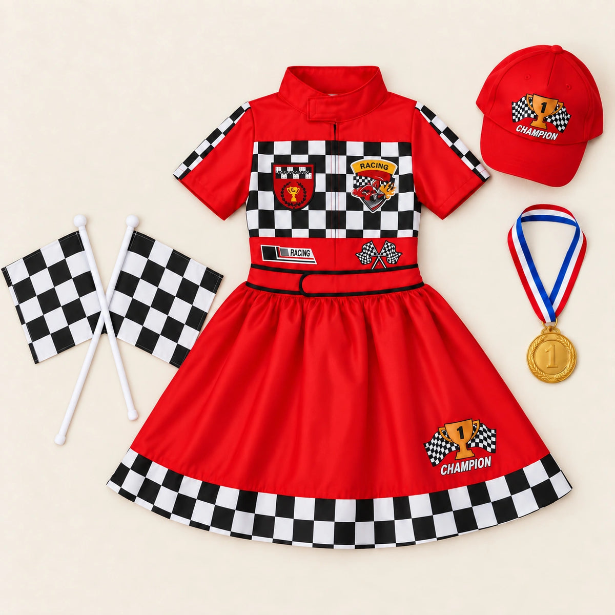 Racing Driver Dress Costume