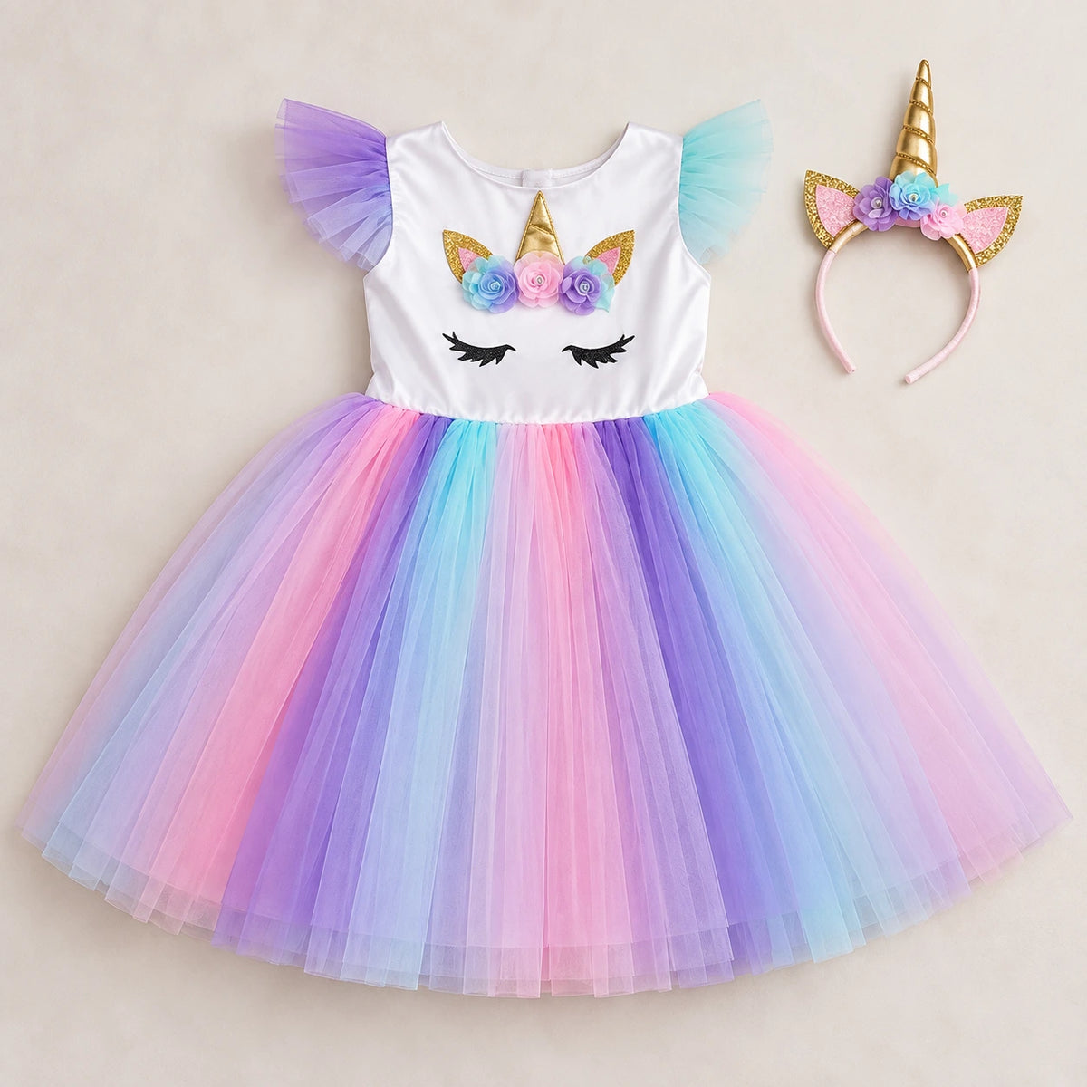 Rainbow Unicorn Costume