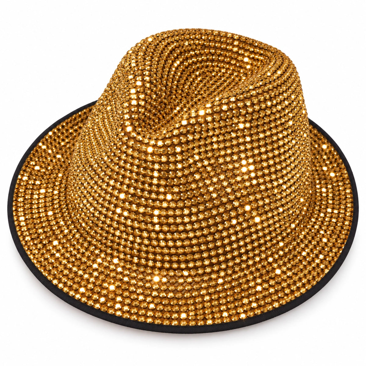 Rhinestone Fedora Hat