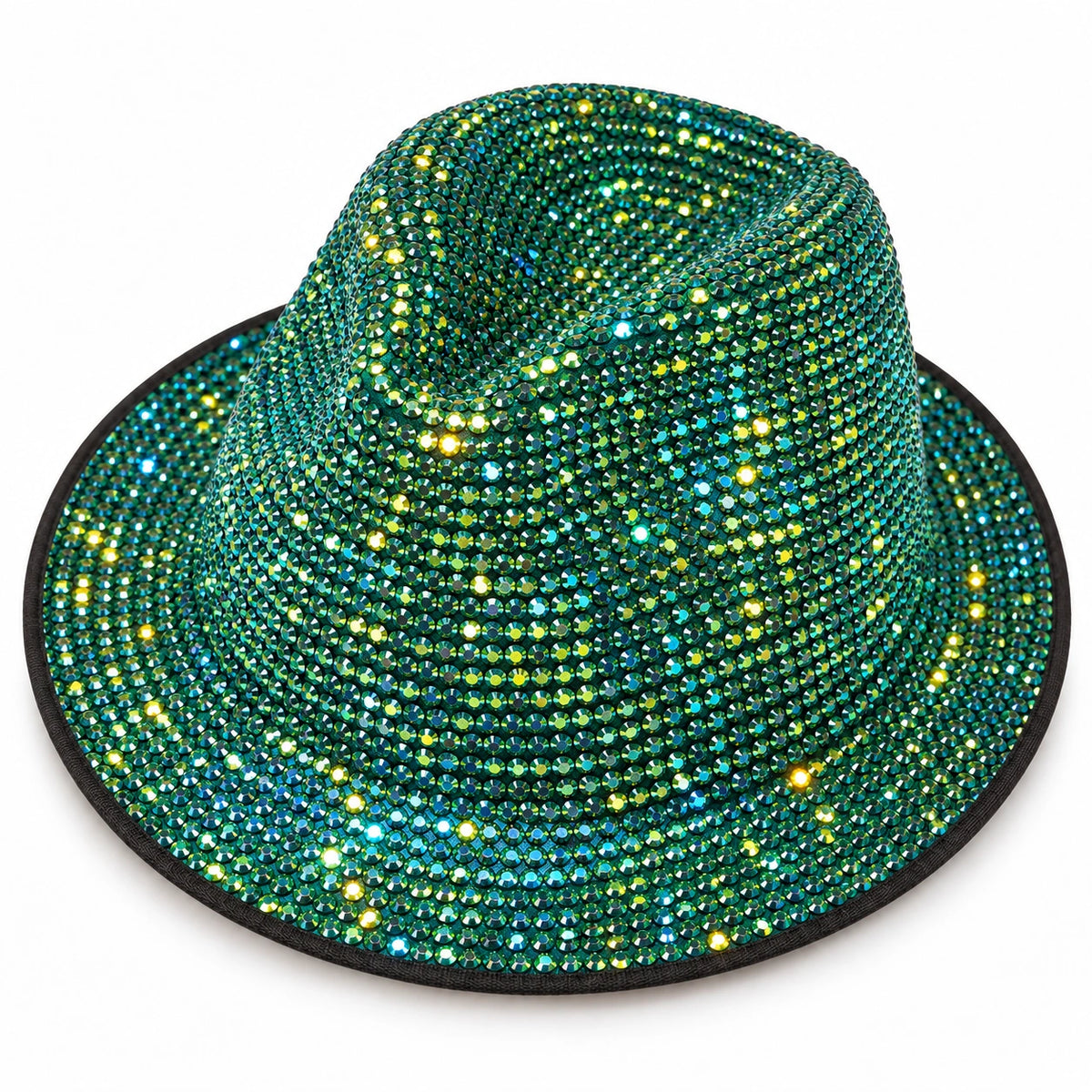 Rhinestone Fedora Hat