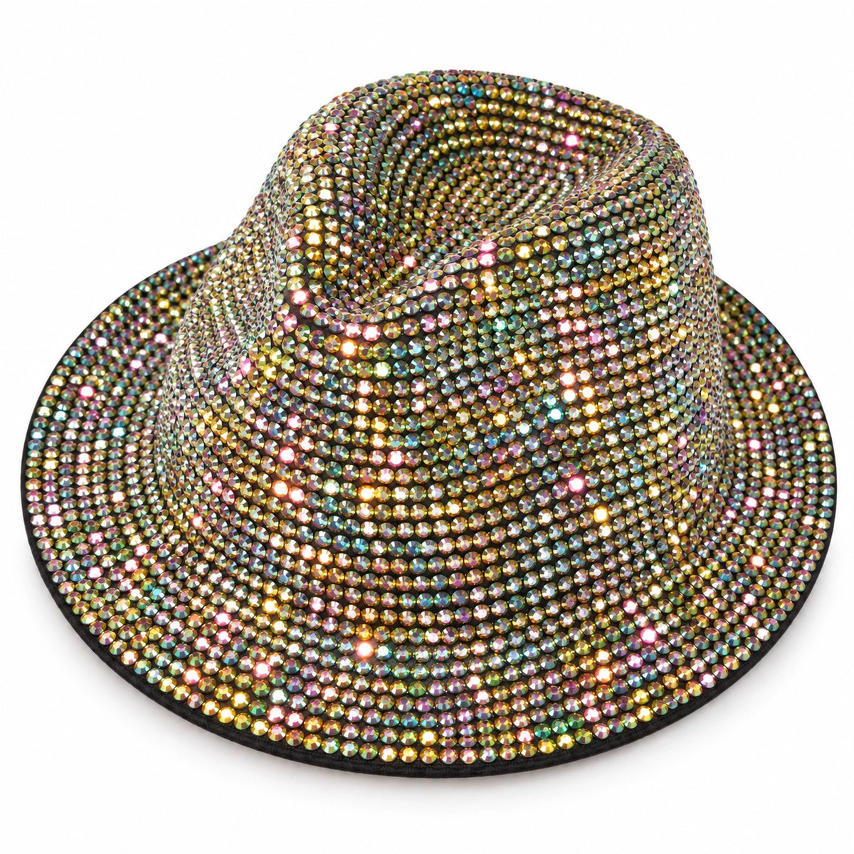 Rhinestone Fedora Hat