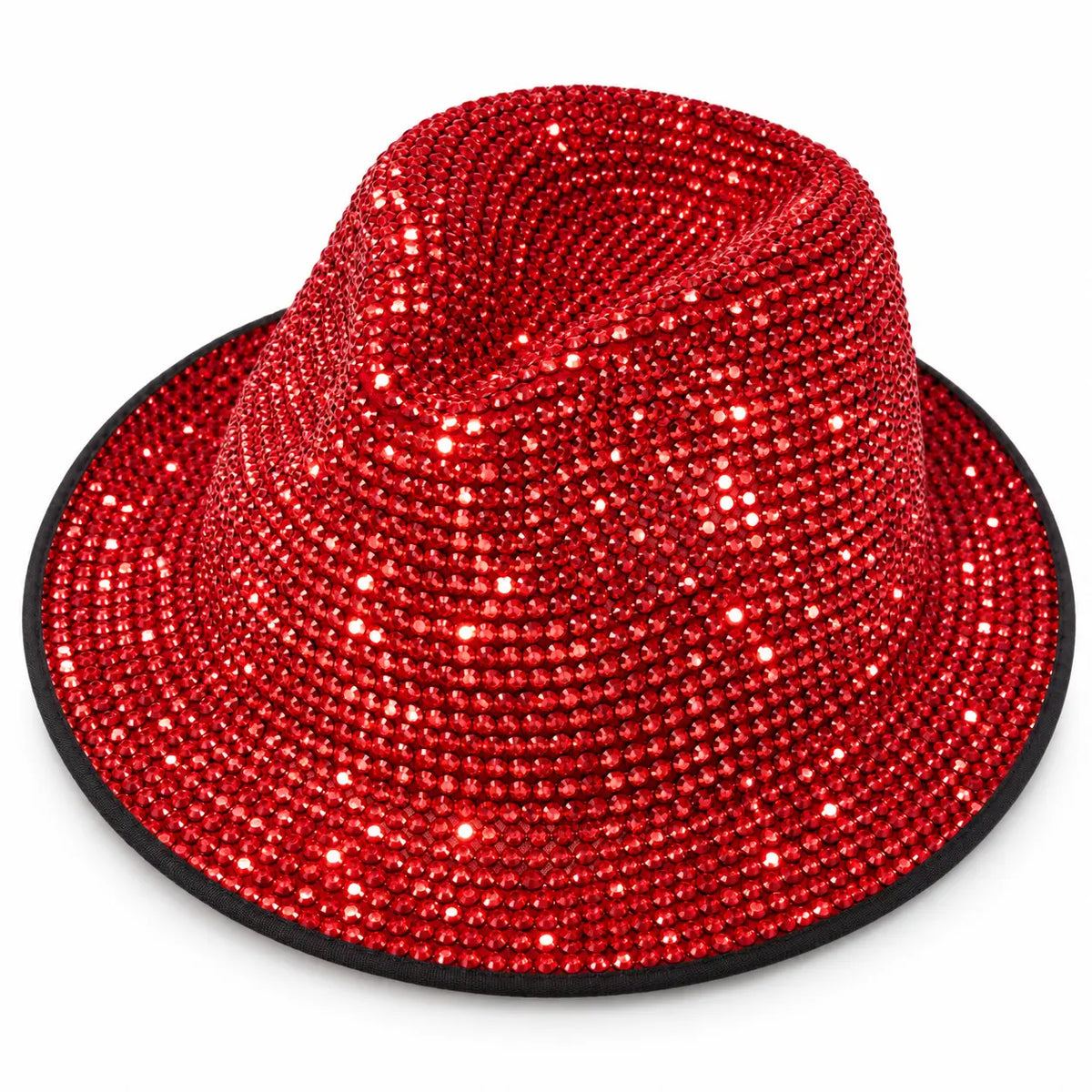 Rhinestone Fedora Hat