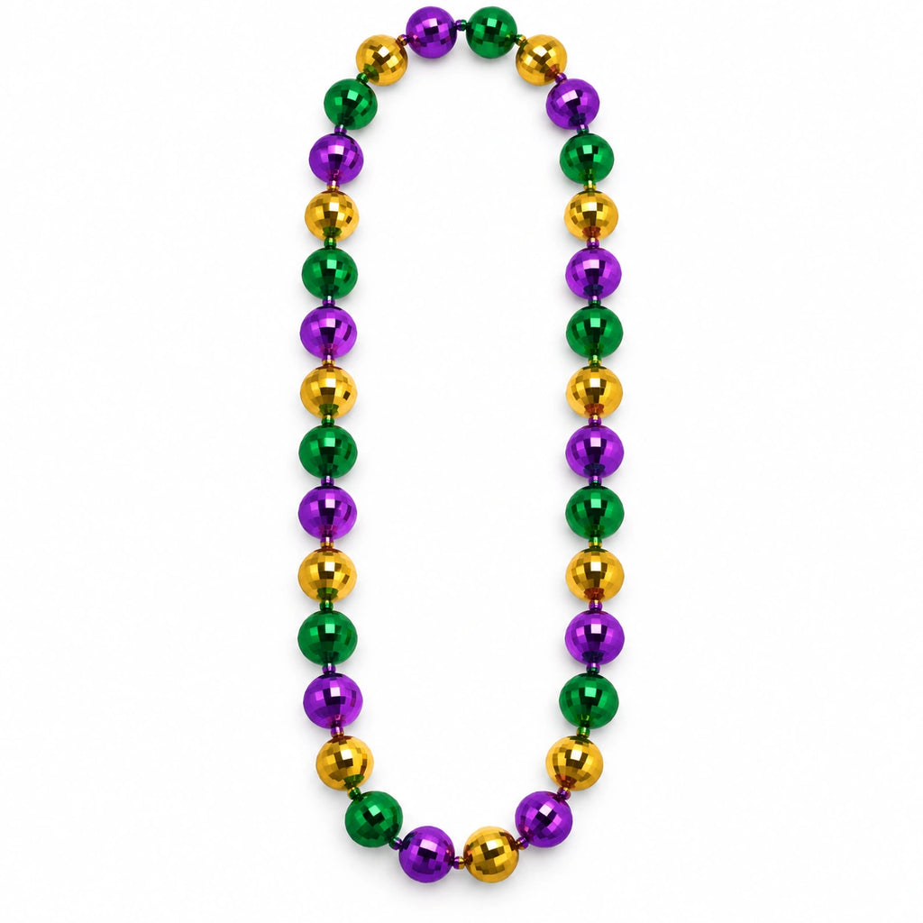 Multicolor Disco Bead Necklace