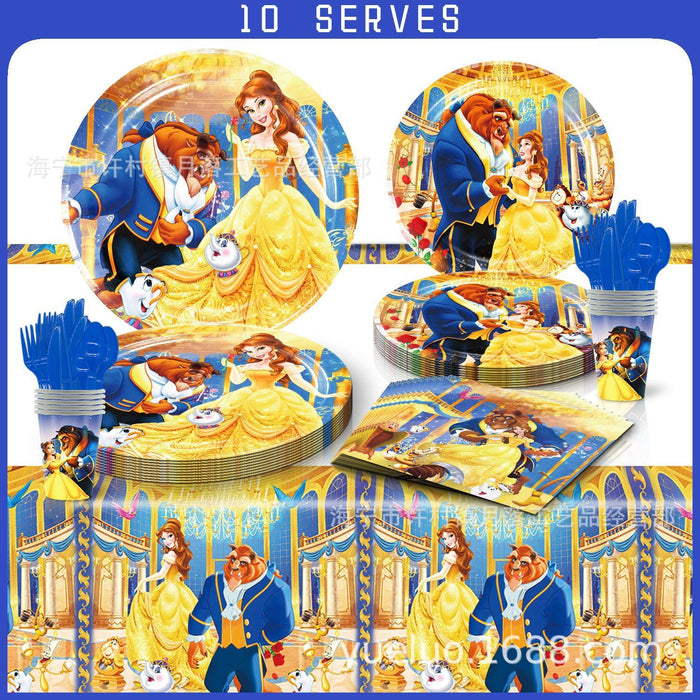 Beauty and the Beast Birthday Party Set