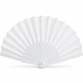 White Folding Hand Fan