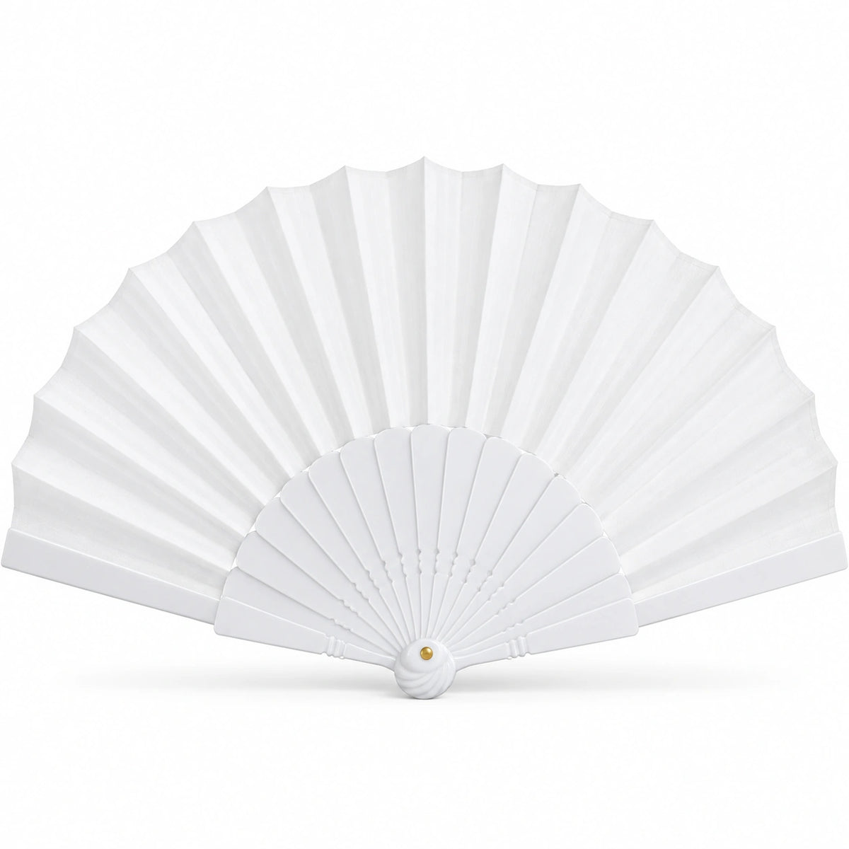 White Folding Hand Fan