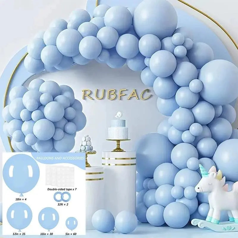 Baby Blue Balloon Decoration Set