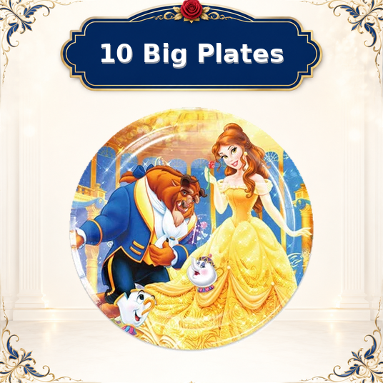 Beauty and the Beast Birthday Party Set