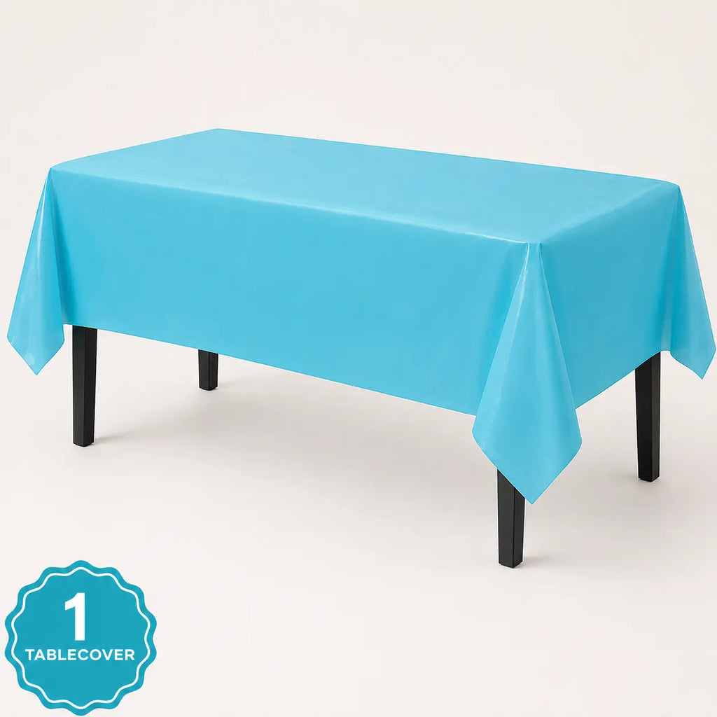 Plastic Classic Light Blue Party Set