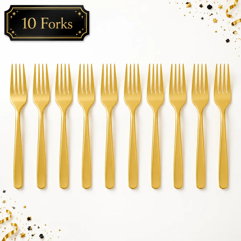 Black & Gold Happy New Year Party Set