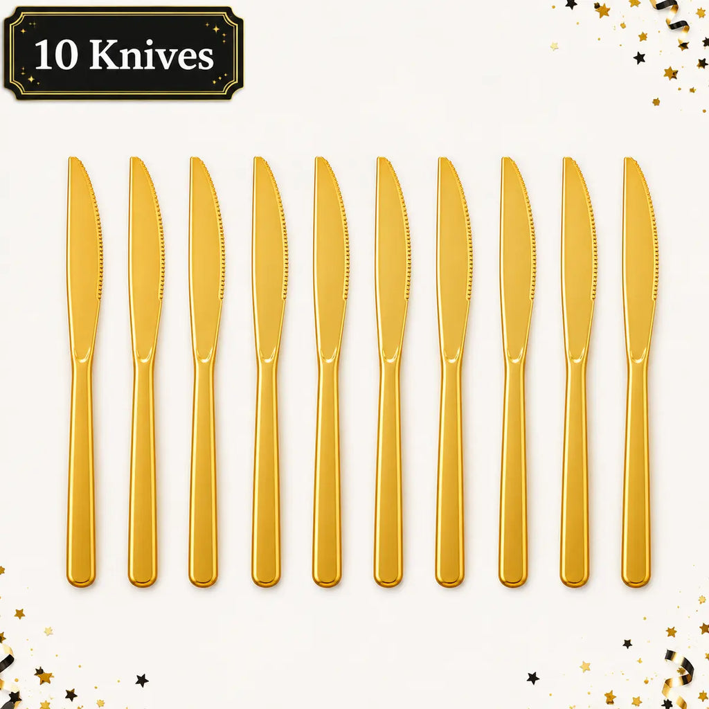 Black & Gold Happy New Year Party Set