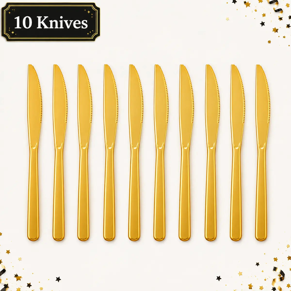 Black & Gold Happy New Year Party Set