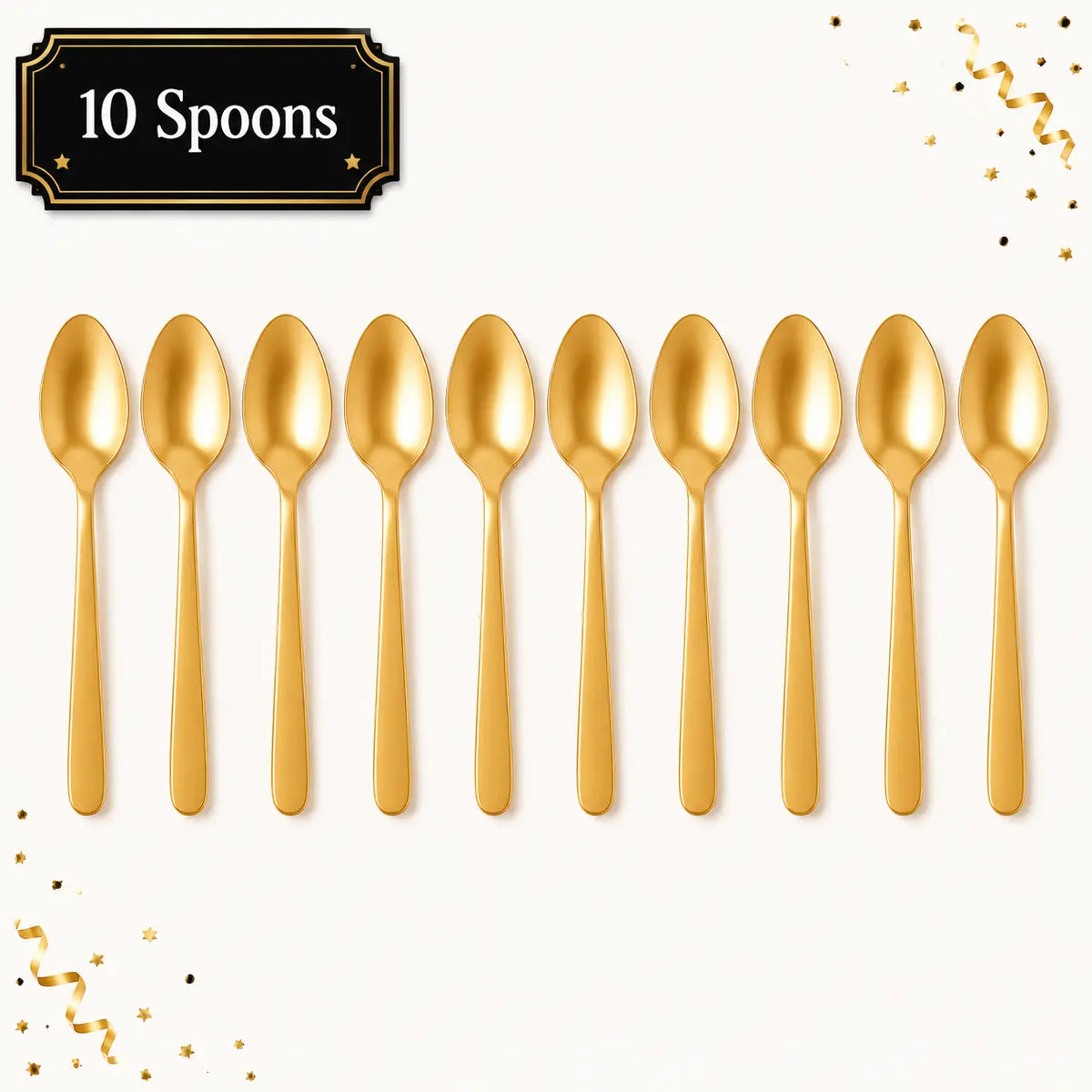 Black & Gold Happy New Year Party Set
