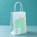 Blue Dinosaur Designed Gift Bag