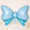 Blue Bow Foil Balloon