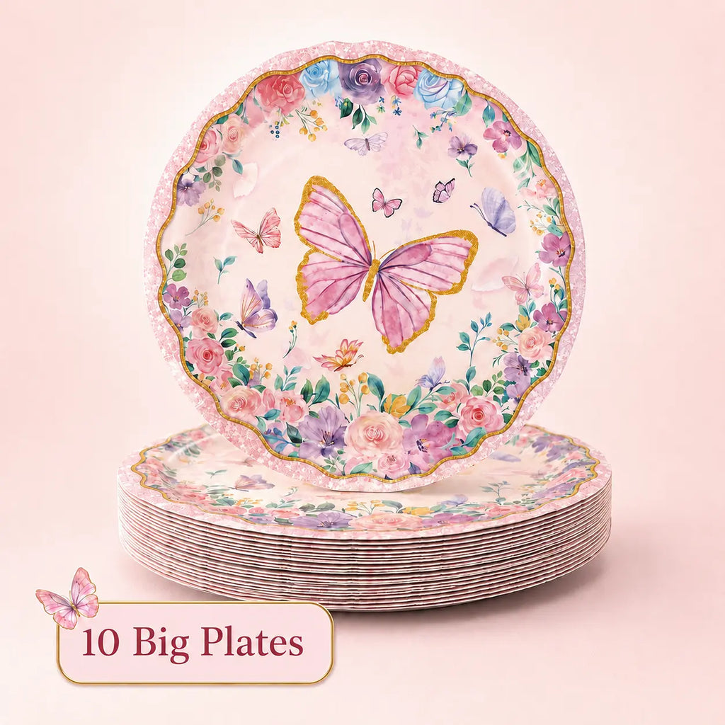 Butterfly Birthday Party Set
