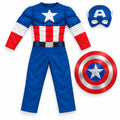 Captain America Padded Costume with Shield