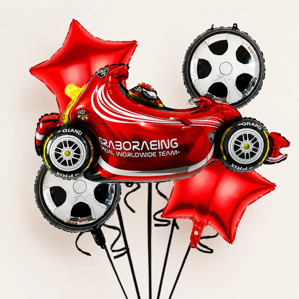 Racing Car Foil Balloon Set