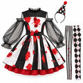 Black, White & Red Clown Costume