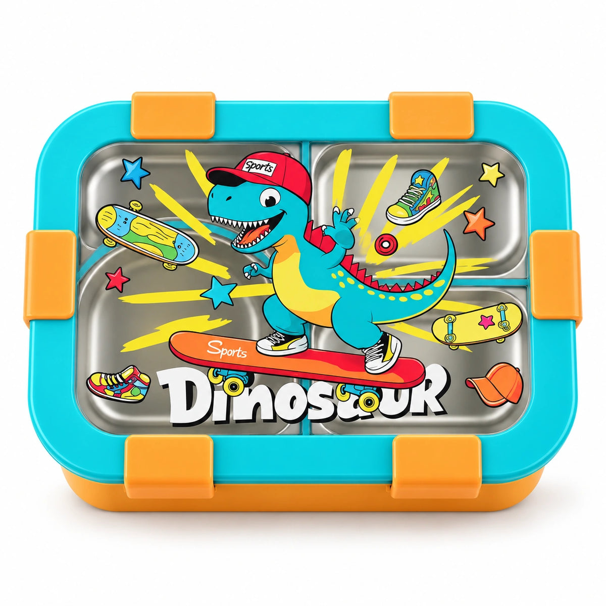 Kids Stainless Steel Compartment Lunch Box