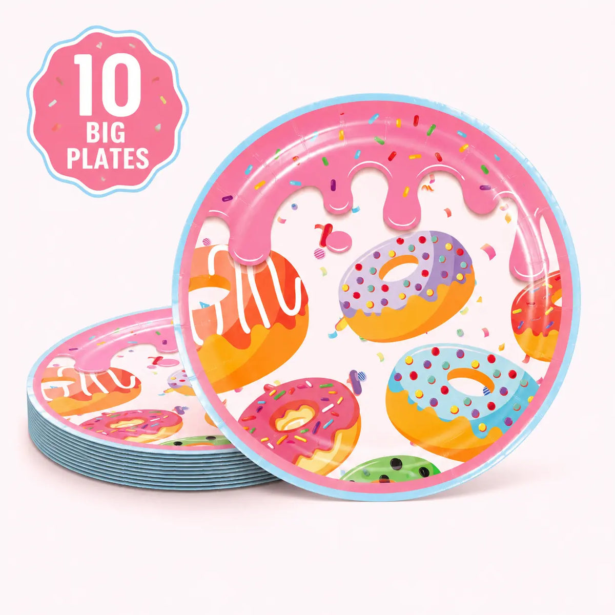Donut Party Tableware - Complete Set or Individual Packs