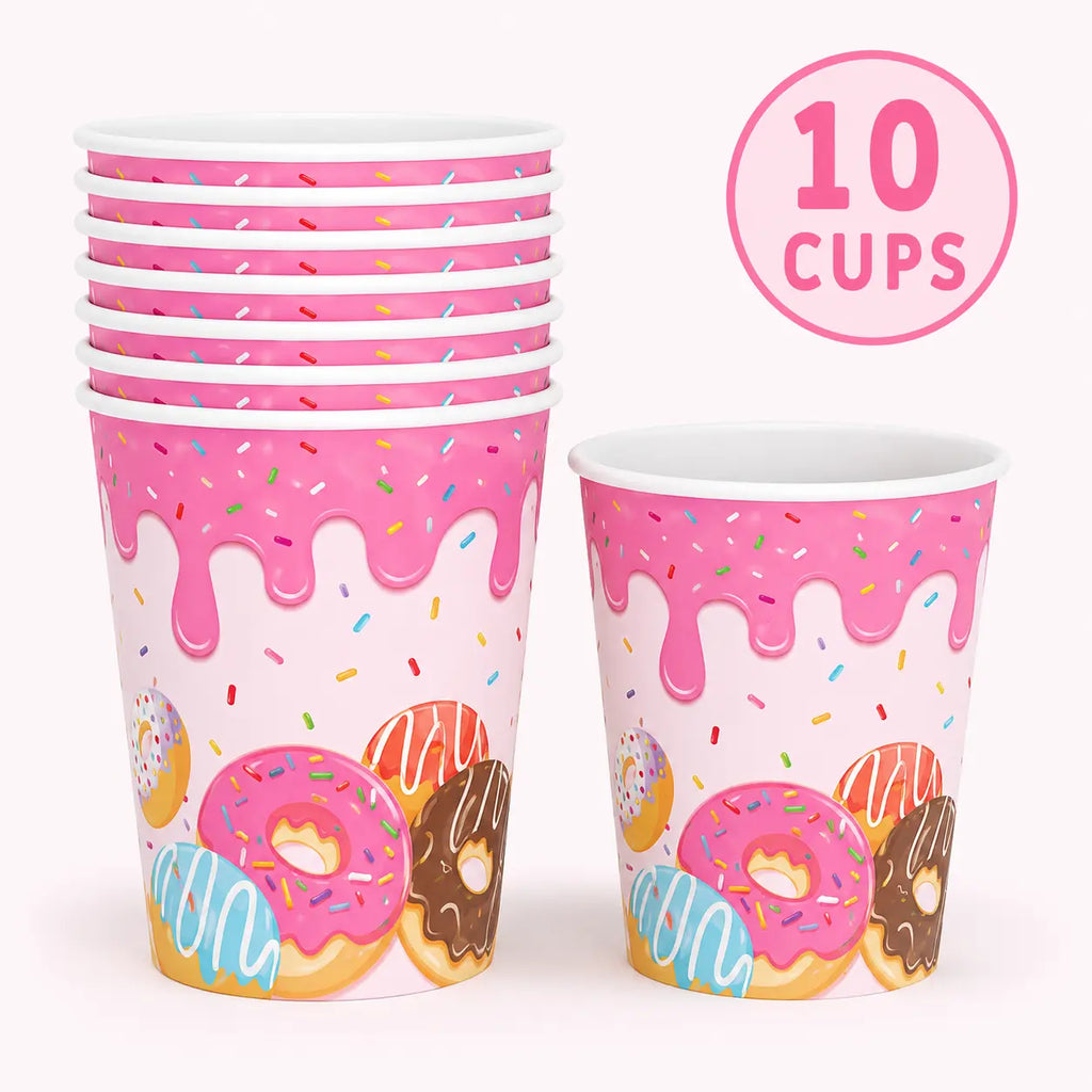 Donut Party Tableware - Complete Set or Individual Packs
