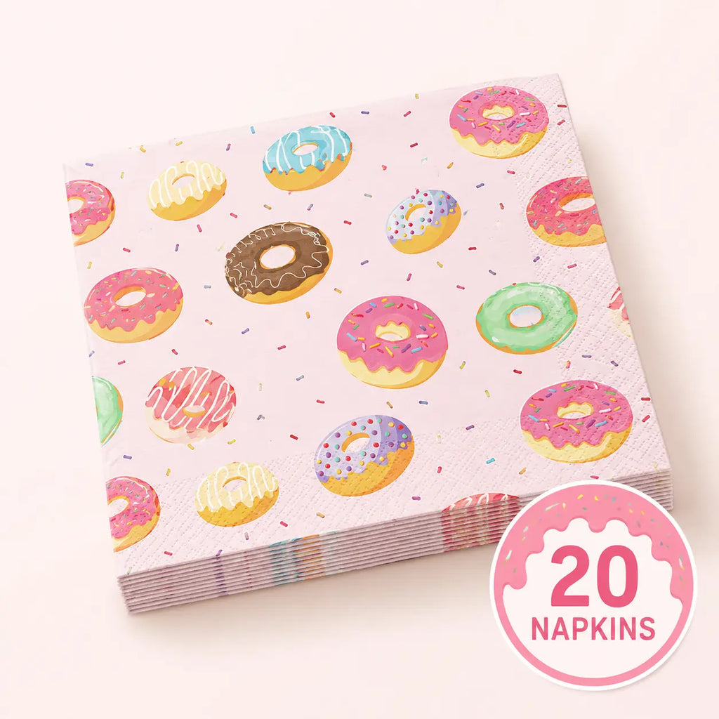 Donut Party Tableware - Complete Set or Individual Packs