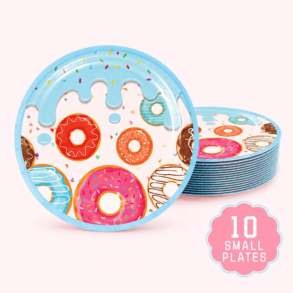 Donut Party Tableware - Complete Set or Individual Packs