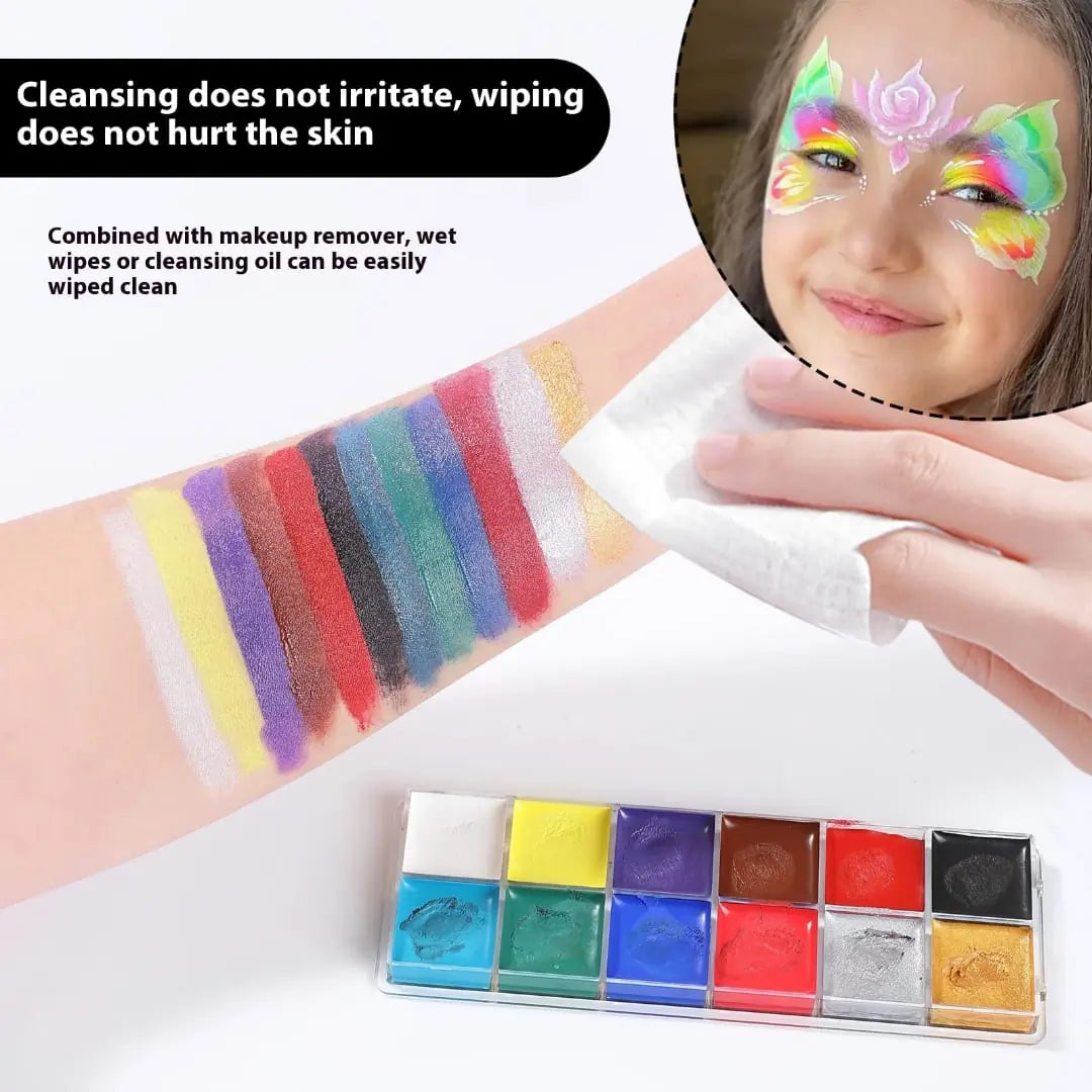 Face & Body Oily Paint - 12 Colors