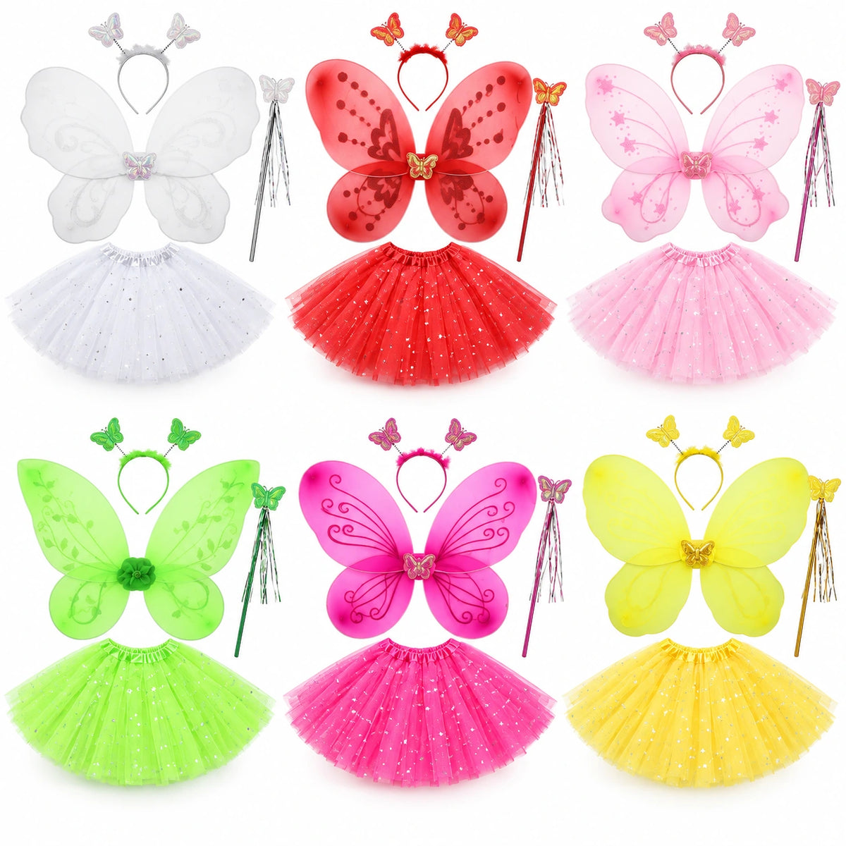Sparkling Fairy Tutu, Wings and Accessories