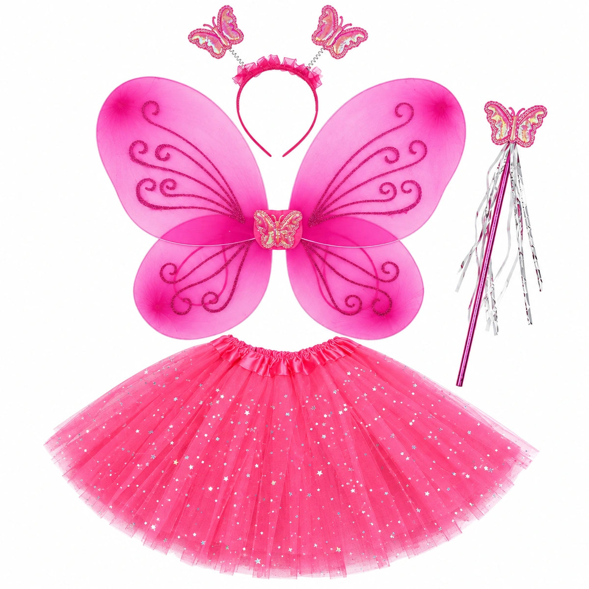 Sparkling Fairy Tutu, Wings and Accessories