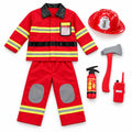 Red Firefighter Costume Set