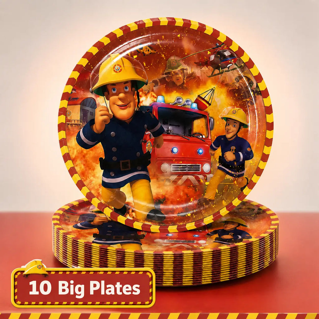 Firefighter Birthday Party Set