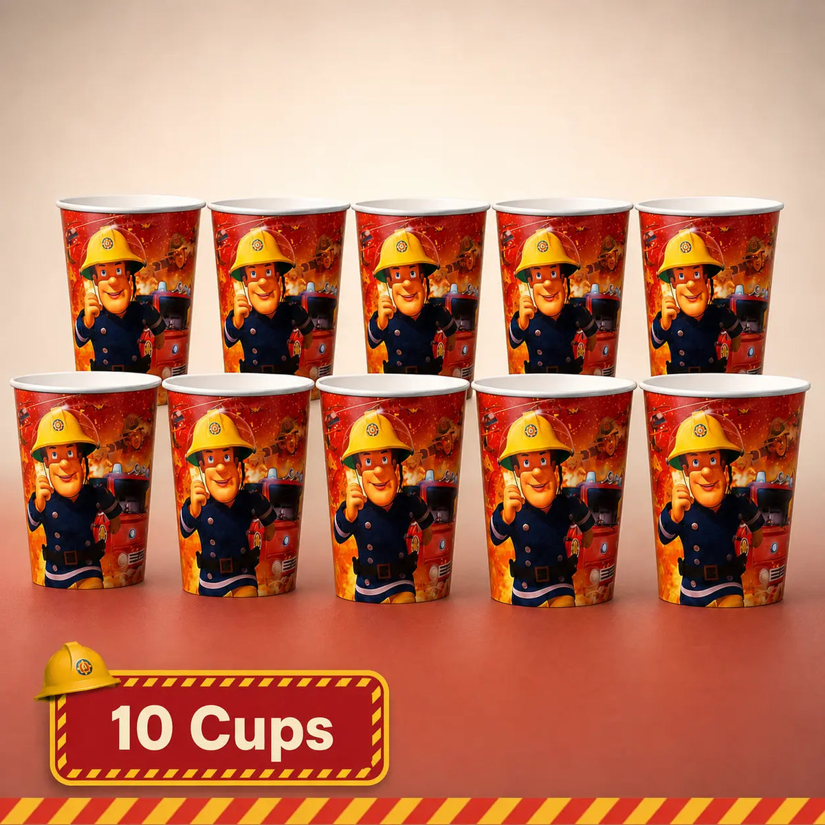 Firefighter Birthday Party Set