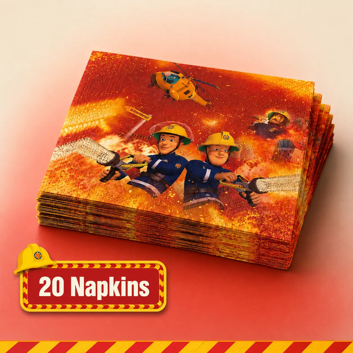Firefighter Birthday Party Set