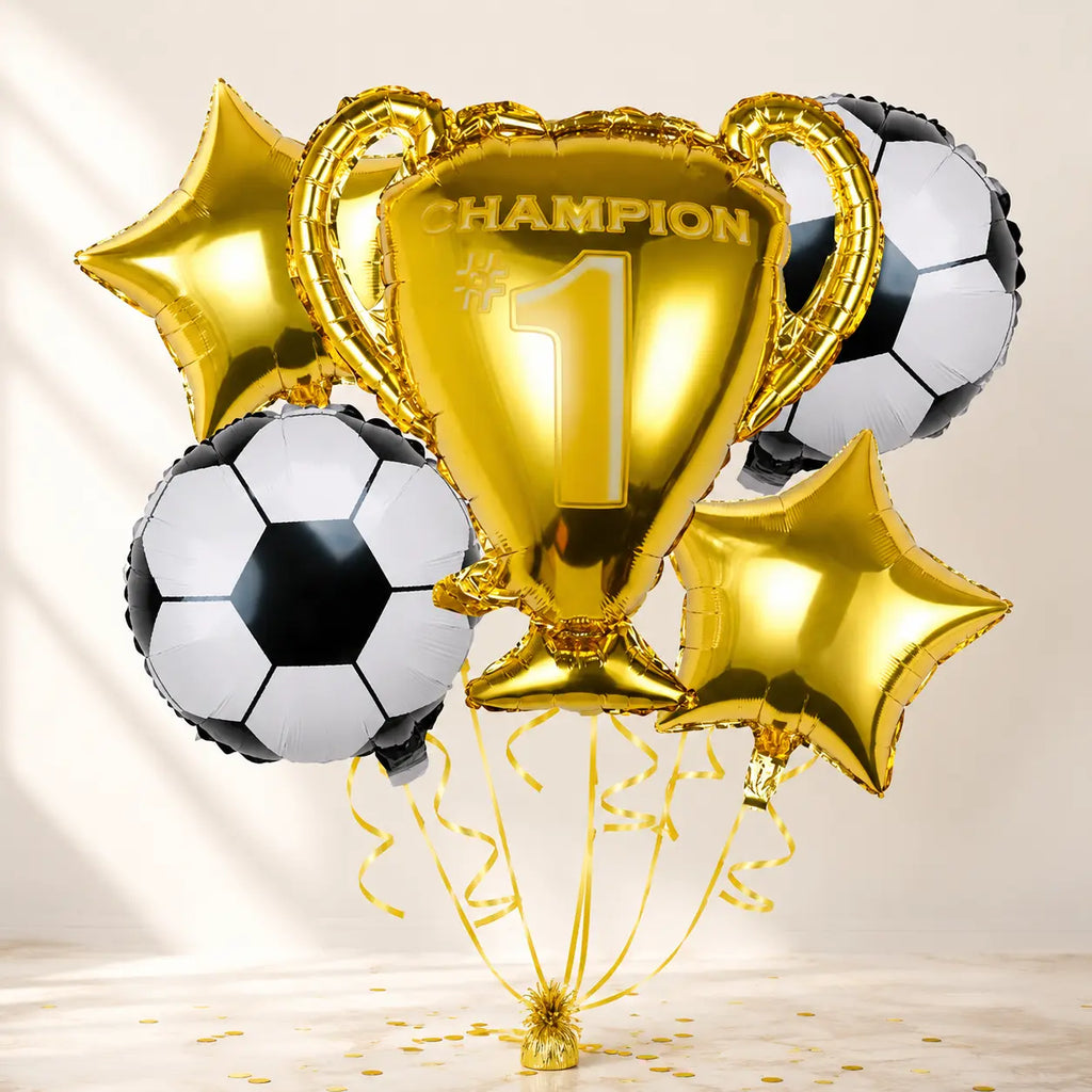 Football Champion Foil Balloon Set