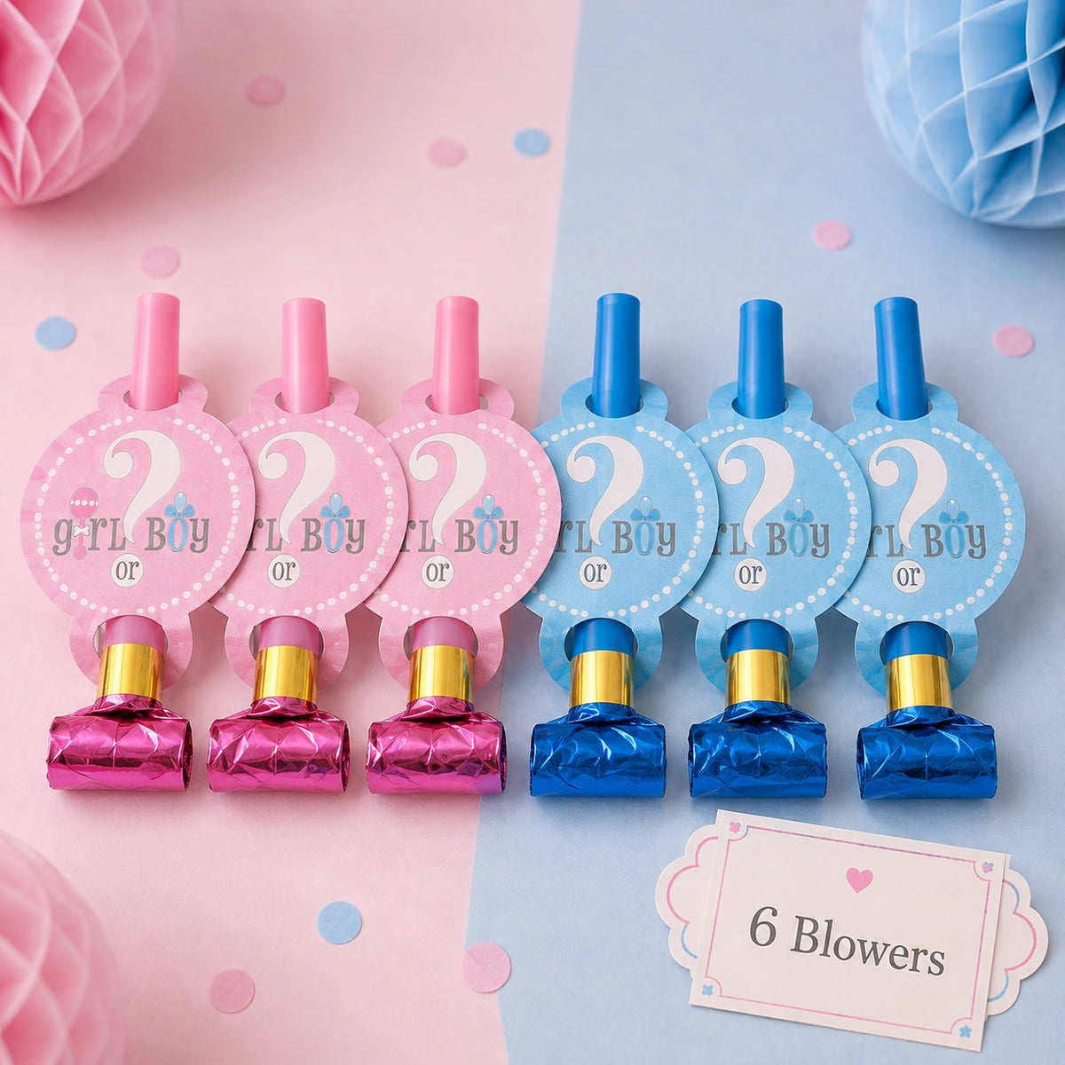 Pink & Blue Gender Reveal Party Set