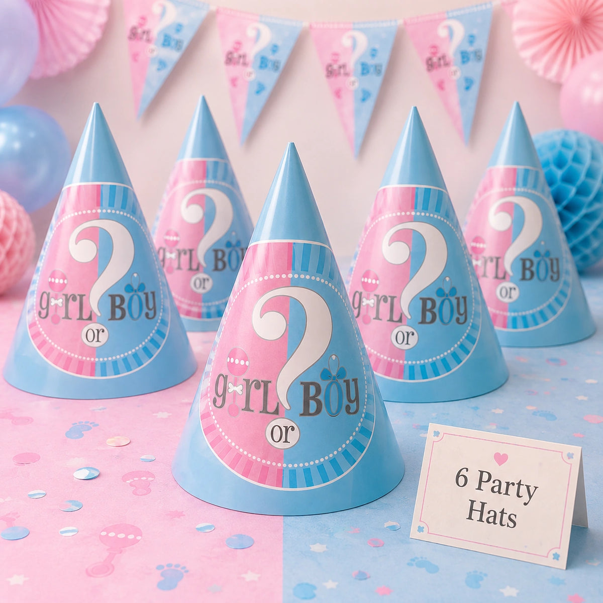 Pink & Blue Gender Reveal Party Set
