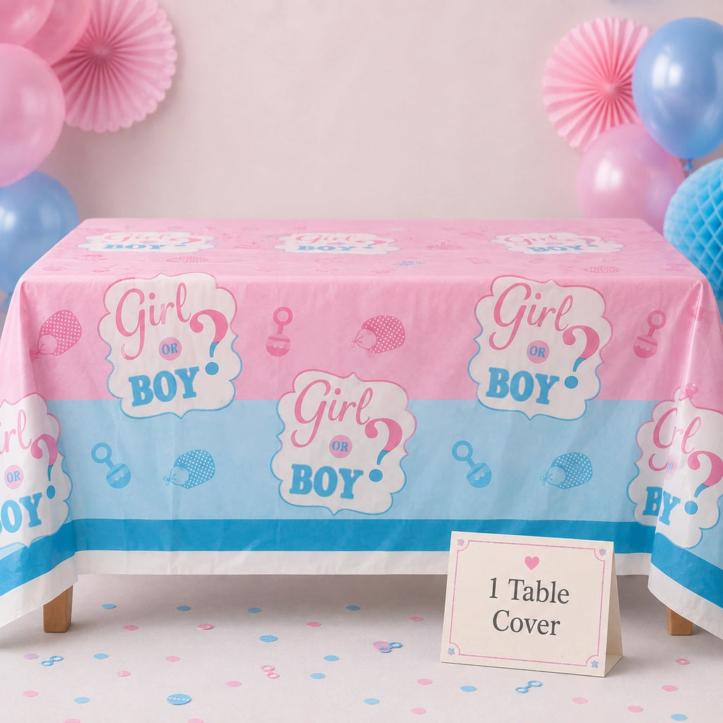 Pink & Blue Gender Reveal Party Set