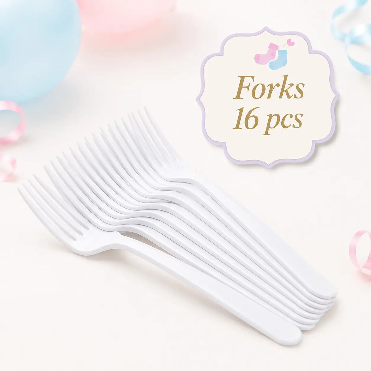 Boy or Girl Gold Gender Reveal Party Set