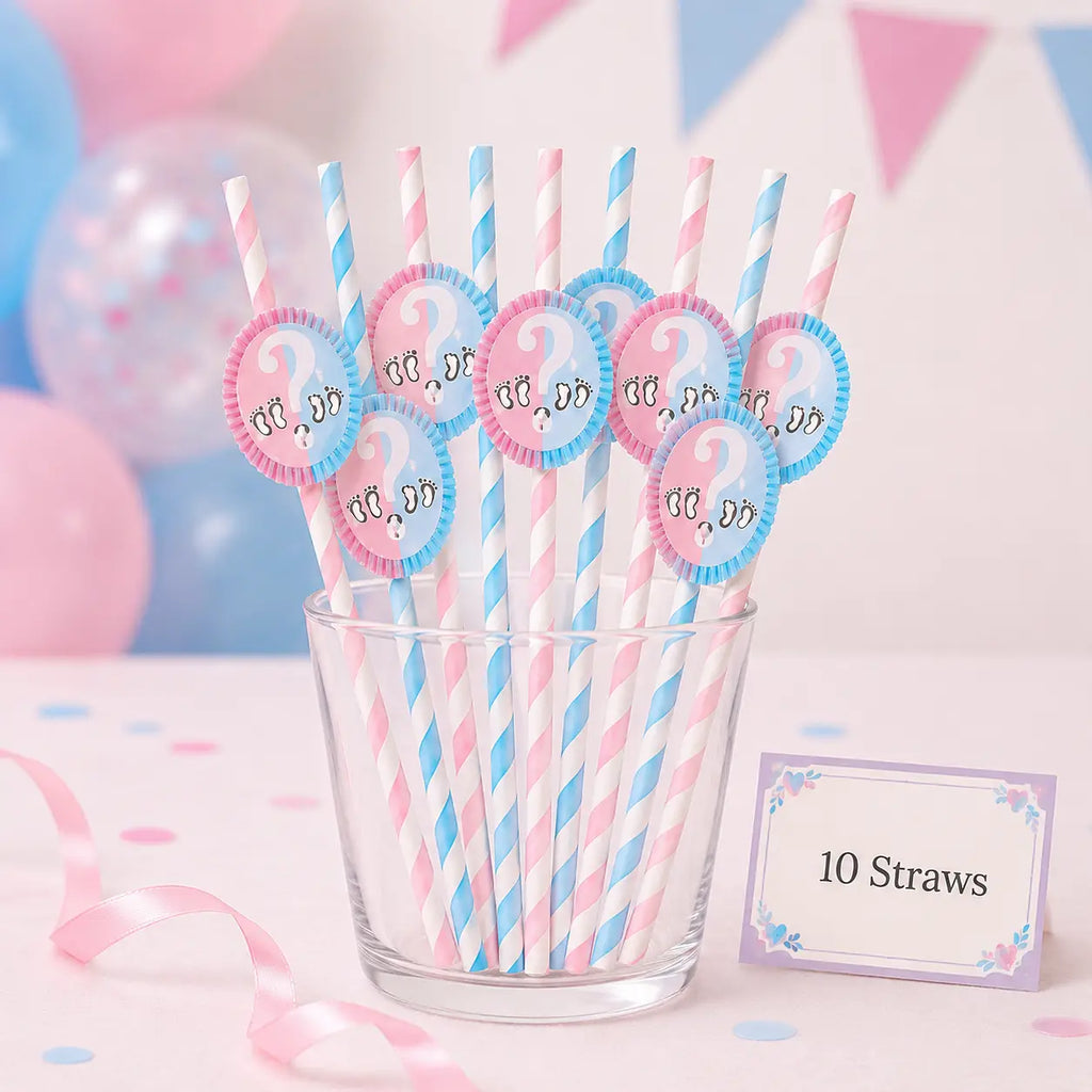 Pink & Blue Gender Reveal Party Set