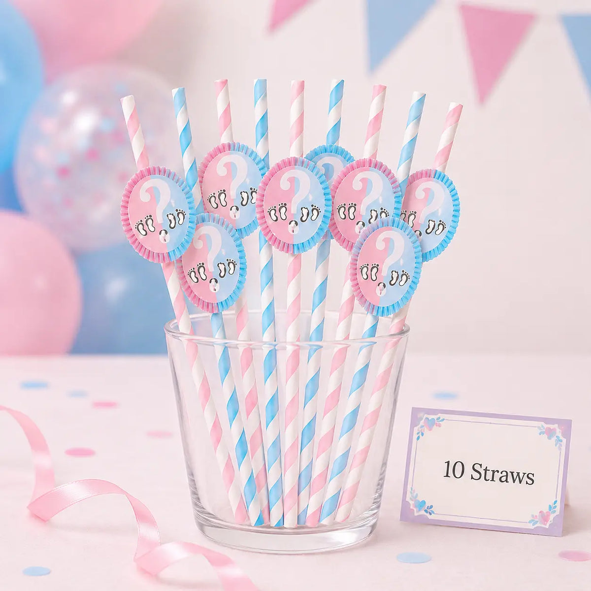 Pink & Blue Gender Reveal Party Set