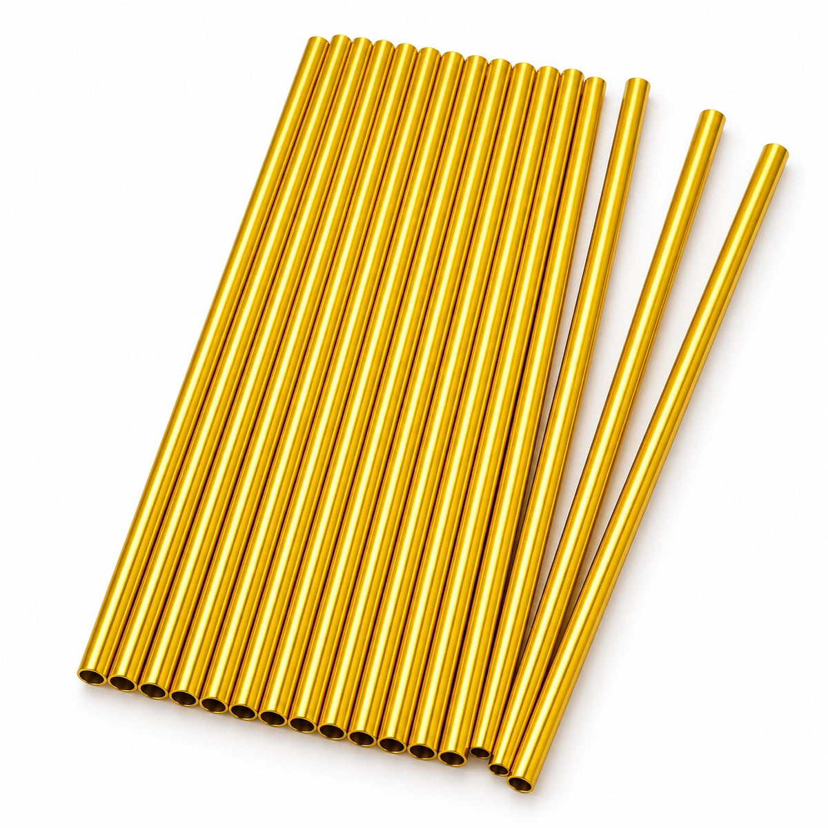 Golden Straws Pack of 25