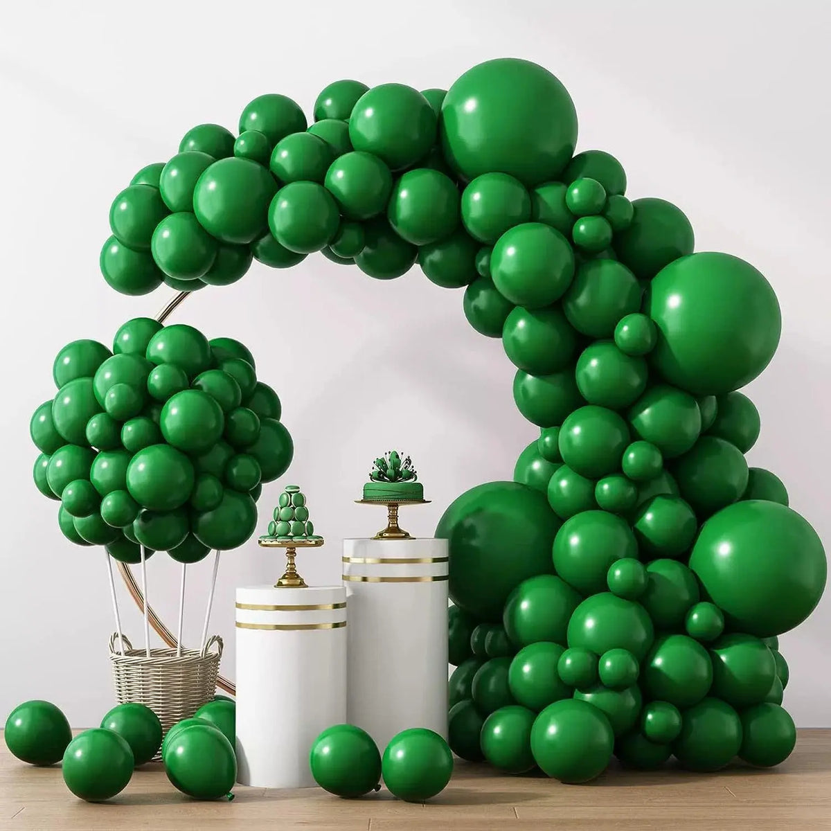 Green Balloon Decoration Set